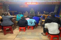 Công an xã Sa Loong, huyện Ngọc Hồi tăng cường công tác tuyên truyền, phổ biến giáo dục pháp luật về ma túy trên địa bàn
