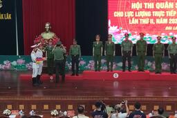 Công an tỉnh Kon Tum đạt Huy chương Đồng bài bắn đĩa súng ngắn