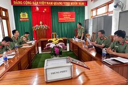 Cơ quan kiểm soát tài sản, thu nhập Công an tỉnh tổ chức bốc thăm phục vụ xác minh tài sản, thu nhập năm 2025