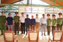 Phòng Hậu cần Công an tỉnh Kon Tum tổ chức Lễ khởi công nhà An dân số 9