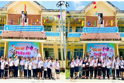 Ban Phụ nữ Công an tỉnh Kon Tum tổ chức chương trình “Vui tết thiếu nhi” cho các cháu vùng sâu, vùng xa biên giới