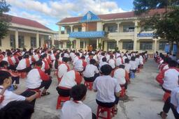 Công an xã Tân Lập, huyện Kon Rẫy: Đẩy mạnh công tác tuyên truyền pháp luật tại các khối trường học, khu dân cư trong cao điểm tấn công trấn áp tội phạm đảm bảo ANTT Tết Nguyên đán Ất Tỵ 2025