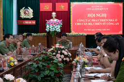 Hội nghị phát triển nhà ở cho cán bộ, chiến sĩ trong lực lượng Công an nhân dân