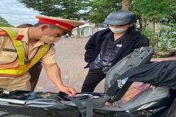 Lực lượng CSGT, Công an thành phố phát hiện, xử lý người điều khiển phương tiện dương tính với chất ma tuý
