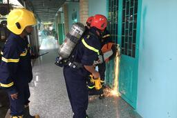 Tổ chức thực tập phương án chữa cháy và cứu nạn, cứu hộ tại Công ty Cổ phần khí hóa Lỏng Long Phụng