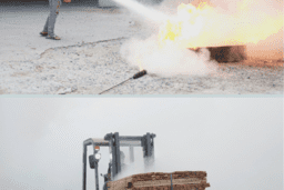 Tổ chức thực tập phương án chữa cháy của cơ quan Công an tại Công ty TNHH Thắng Lợi Lumber