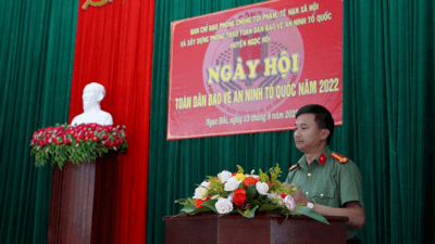 Công an tỉnh Kon Tum làm tốt công tác phát động toàn dân bảo vệ an ninh Tổ quốc