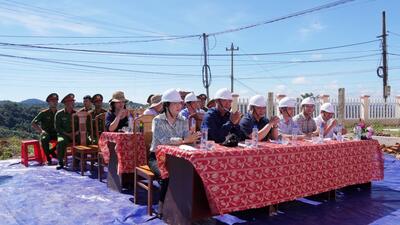 Khởi công xây dựng công trình: Trụ sở làm việc Công an xã Hiếu - huyện Kon Plông