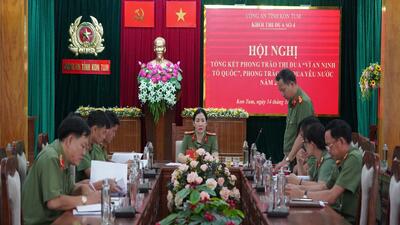 Khối thi đua số 4 Công an tỉnh Kon Tum tổng kết phong trào thi đua năm 2024