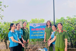 Đăk Hà: Hội Phụ nữ Công an huyện hỗ trợ hoạt động sinh kế
