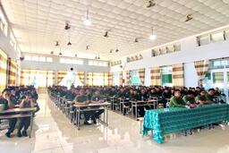 Công an tỉnh Kon Tum tổ chức Lễ giao nhận công dân thực hiện nghĩa vụ tham gia Công an nhân dân năm 2024