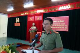 Khai giảng Lớp Bồi dưỡng kiến thức mới, kiến thức nâng cao cho Phó Trưởng Công an xã của Công an tỉnh Kon Tum năm 2024