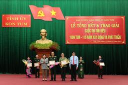 Lễ tổng kết và trao giải Cuộc thi tìm hiểu "Kon Tum-110 năm xây dựng và phát triển"