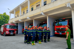 Tổ chức thực tập phương án chữa cháy và cứu nạn, cứu hộ tại Công ty TNHH Công Danh